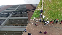 ৯ তলা থেকে লাফ দিলো ৩ তরুণী, জানা গেল কারণ