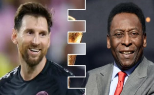 পেলের রেকর্ড ভেঙে মেসির নতুন ইতিহাস