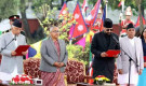 নেপালের সর্বকনিষ্ঠ প্রধানমন্ত্রী বালেন্দ্র শাহের শপথগ্রহণ