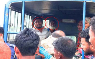 পুকুরে ডুবিয়ে হত্যার অভিযোগ, ছেলে ও নাতি আটক