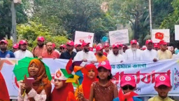 রাজধানীতে জামায়াতের বৈশাখী শোভাযাত্রা