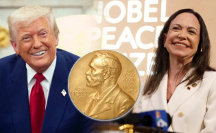 ভেনেজুয়েলায় মাদুরো আটক, ট্রাম্পকে নোবেল