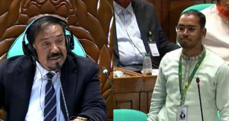 ‘সরকারি দলে যোগ দিয়েছেন?’: স্পিকার