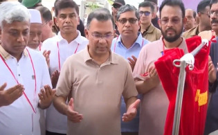 তারেক রহমানের হাতে শুরু হলো জিয়া খাল পুনঃখনন