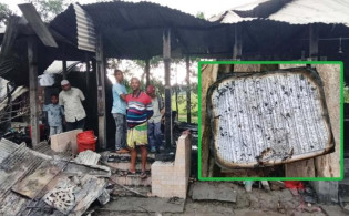 ভয়াবহ আগুনে সব পুড়ল, তবুও অক্ষত রইল পবিত্র কোরআন