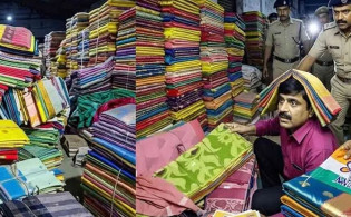 শাড়ির নিচে লুকানো নেতাকে টেনে বের করল পুলিশ
