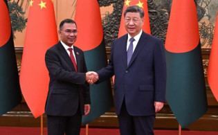 চীনের প্রেসিডেন্টের সঙ্গে প্রধানমন্ত্রী তারেক রহমানের সাক্ষাৎ