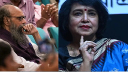 তসলিমার অনুষ্ঠানে জয় গোস্বামীকে ঘিরে তুমুল বিতর্ক