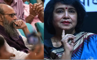 তসলিমার অনুষ্ঠানে জয় গোস্বামীকে ঘিরে তুমুল বিতর্ক