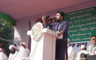 লংমার্চে নাহিদের কড়া বক্তব্য, টার্গেট তারেক রহমান