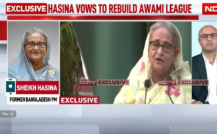 এনডিটিভির সাক্ষাৎকারে বাংলাদেশ নিয়ে একাধিক মন্তব্য হাসিনার