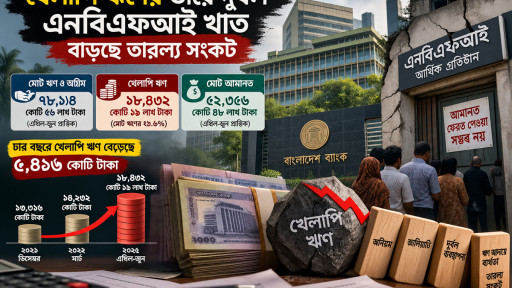 খেলাপি ঋণের ভারে দুর্বল এনবিএফআই, বাড়ছে তারল্য সংকট