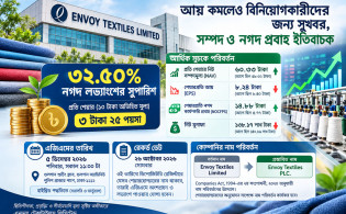 আয় কমলেও বিনিয়োগকারীদের জন্য সুখবর, সম্পদ ও নগদ প্রবাহ ইতিবাচক