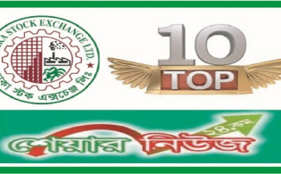 সাপ্তাহিক লেনদেনের শীর্ষ ১০ কোম্পানি
