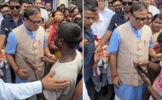 আইফোন চেয়ে বসলেন যুবক, মন্ত্রীর প্রতিক্রিয়ায় হাসির রোল