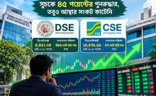 সূচকে ৪৫ পয়েন্টের পুনরুদ্ধার, তবুও আস্থার সংকট কাটেনি