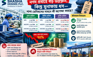 নগদ প্রবাহে বড় উল্লম্ফন, কিন্তু মুনাফায় ধস—শাশা ডেনিমসের সামনে কী অপেক্ষা করছে?