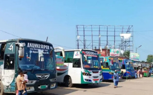 অনির্দিষ্টকালের জন্য বন্ধ কিশোরগঞ্জ-মহাখালী বাস চলাচল