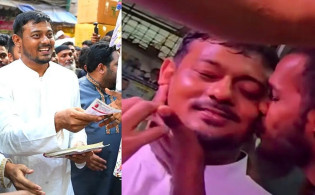 ‘চুমুকাণ্ড’ নিয়ে আলোচনার মধ্যে এবার পাটওয়ারীকে চুমু